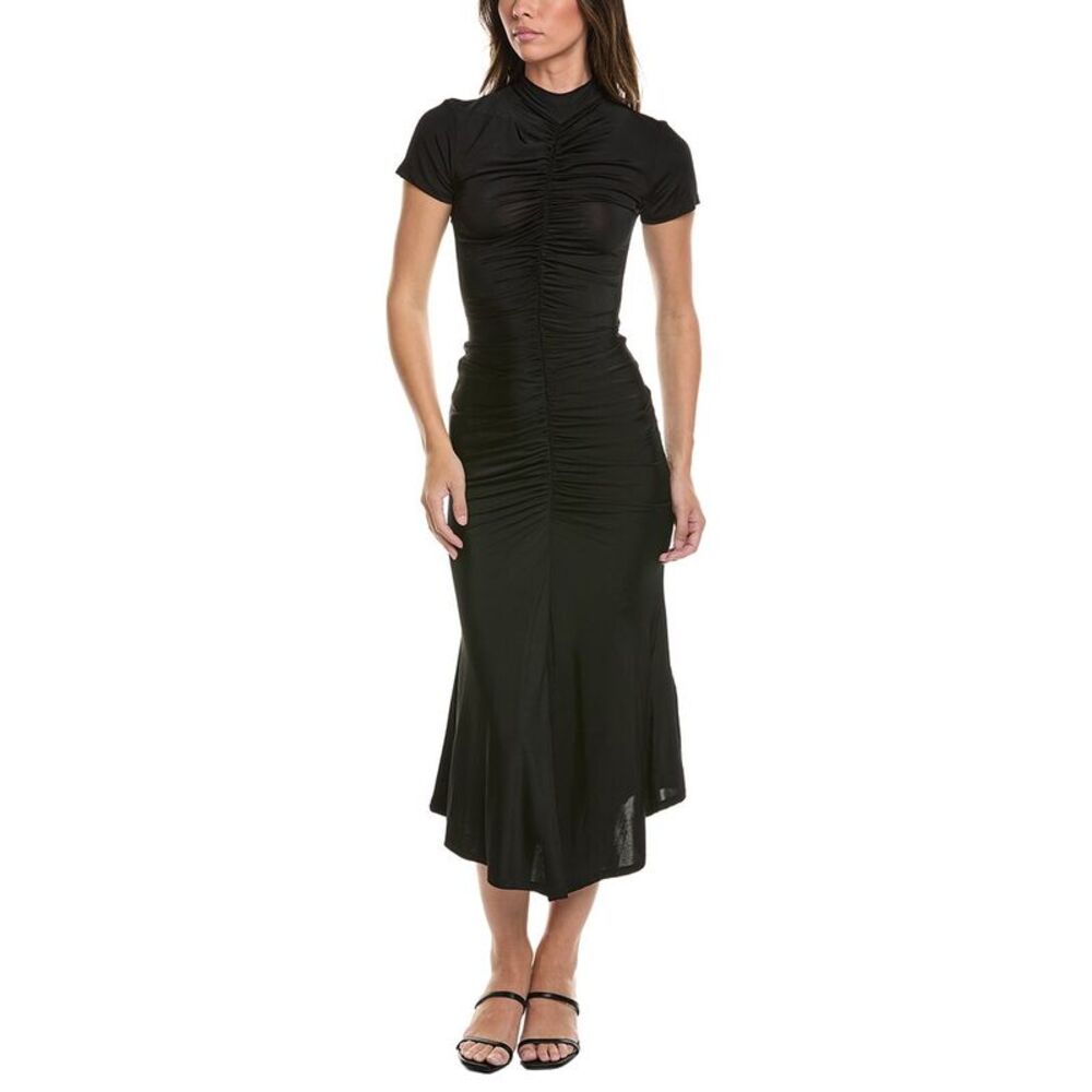 Toccin Womens  Gracelyn Midi Dress, Black